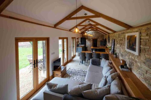 Trusses in Barn Conversion in South Gloucestershire