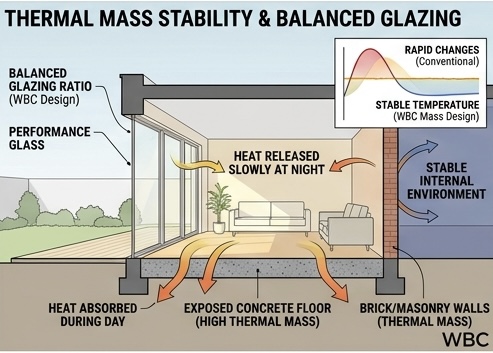 thermal mass control extensions